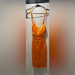 Wild Fable Vibrant Orange Mini Dress